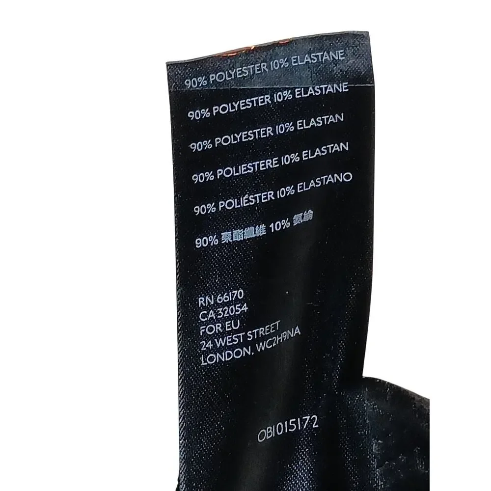 Free People OB1015172 Faux Suede Vegan Pants Size L Black Stretch Jegging - Picture 13 of 13